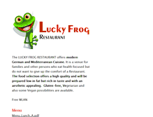 Tablet Screenshot of lucky-frog.com